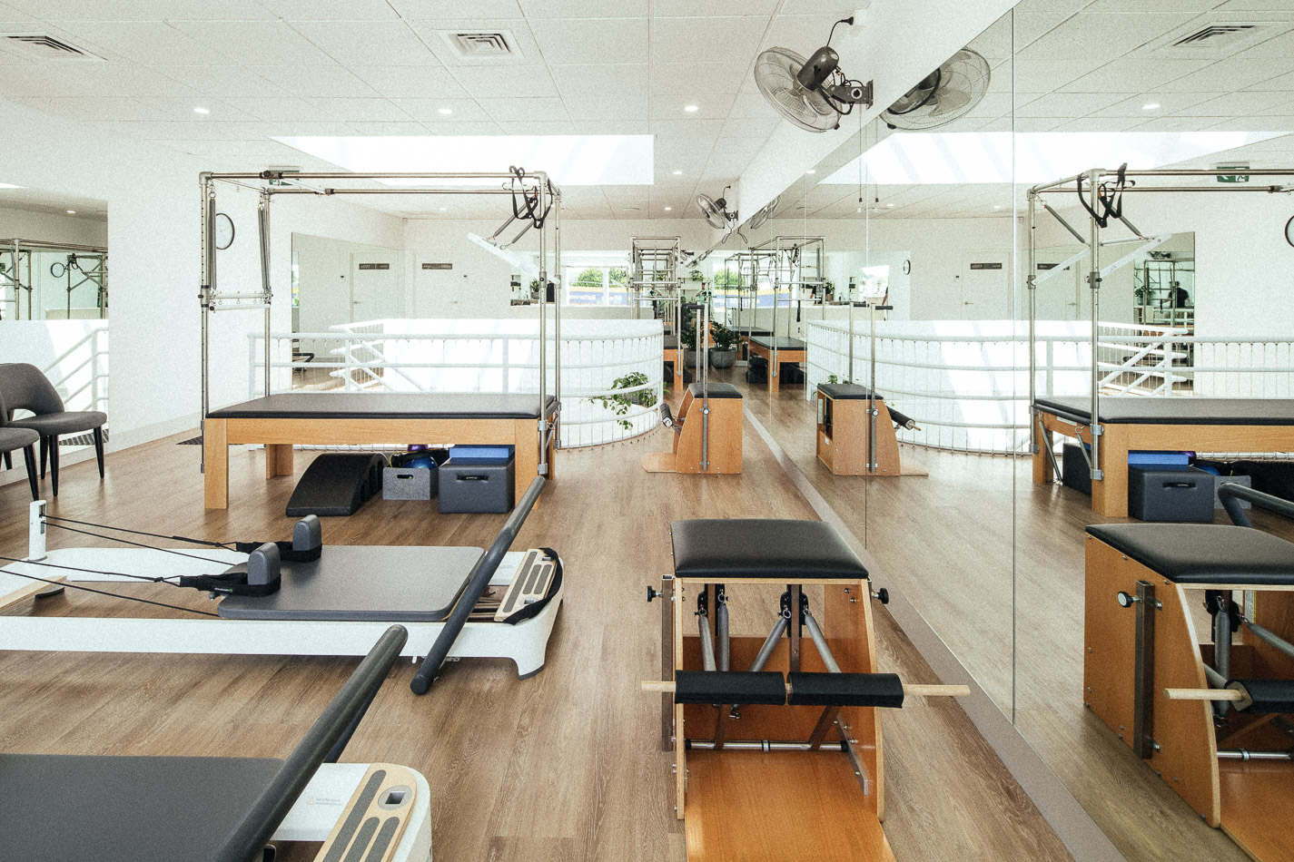 Upstairs at Range Preston - Pilates Reformers